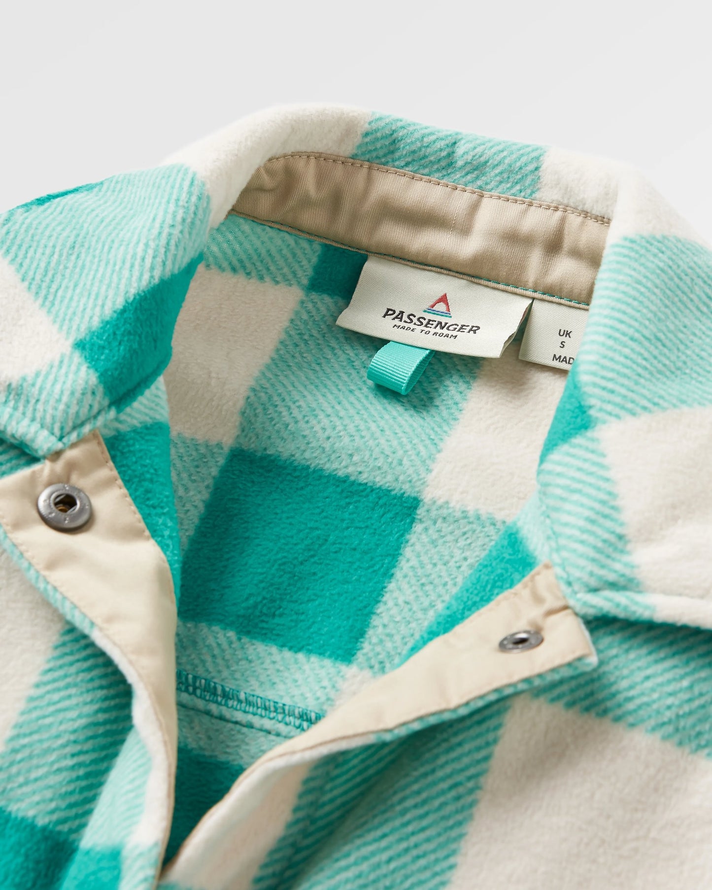 East Recycled Polar Fleece Shirt - Greenlake Buffalo Check