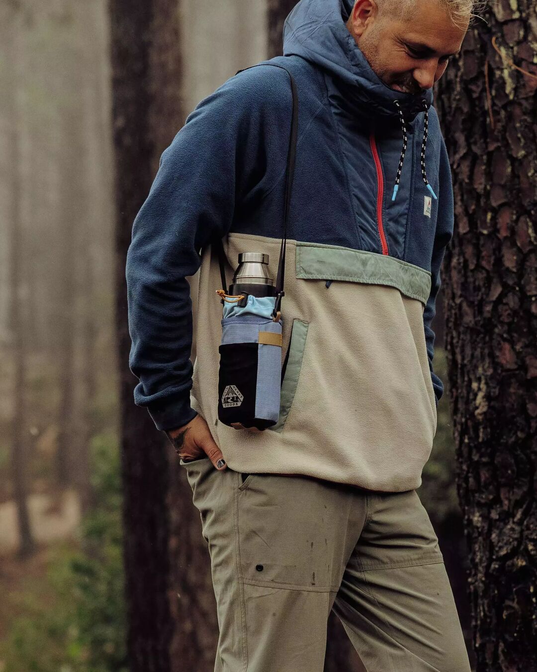 Steer Hybrid Bottle Bike Bag - Provincial Blue - Lifestyle - Male