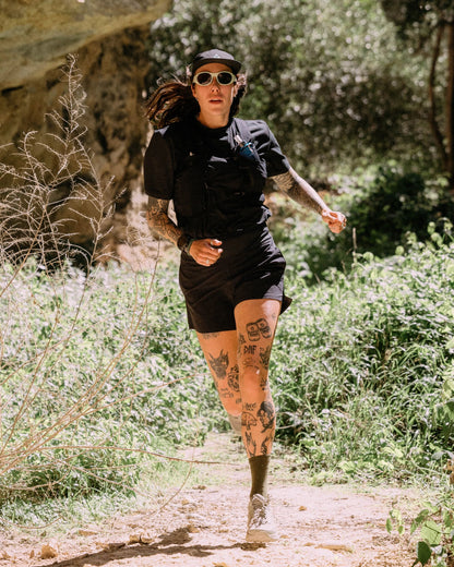 Roundtrip Trail Short - Black - Lifestyle