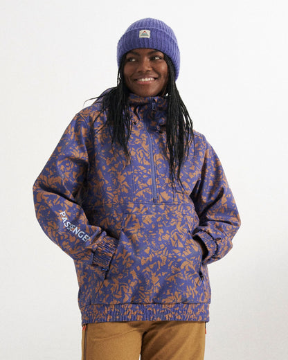 Snowscape Women's Recycled Softshell Pullover - Frost Toffee - Studio Model