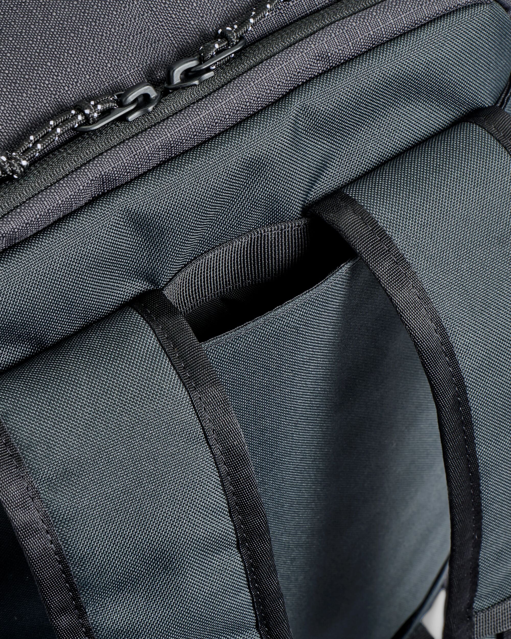 Wayfarer Recycled Backpack Duffel - Black - Flatlay