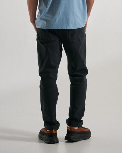Farloche Organic Cotton Jeans - Black - Studio Model