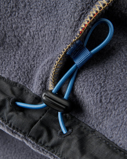 Woodlander Polartec® Fleece - Warm Beige Marl/Charcoal - Flatlay