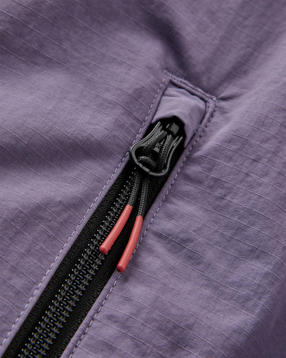 Seek Out Wind Resistant Anorak - Heather - Flatlay