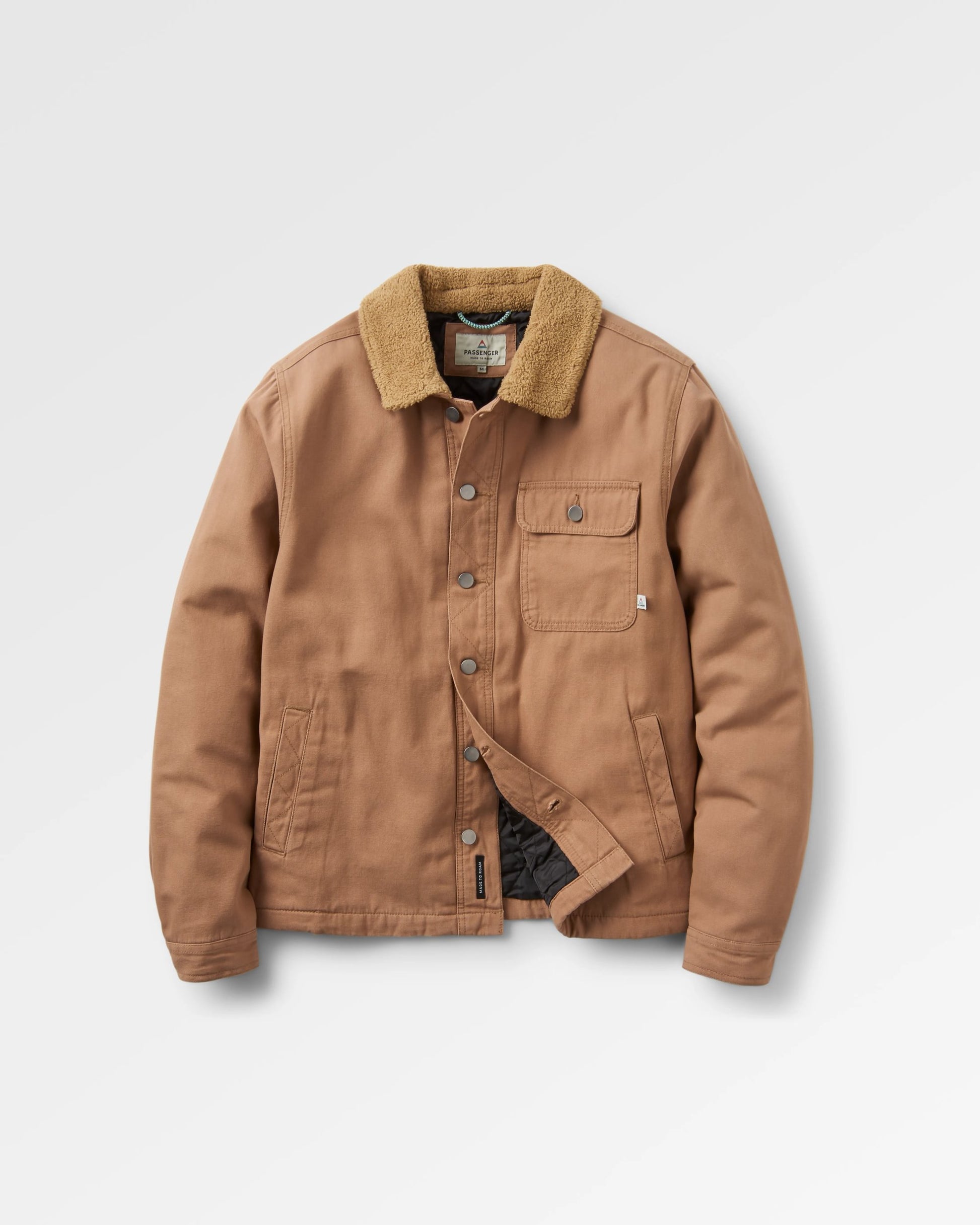 Falcon Organic Cotton Canvas Jacket - Toffee