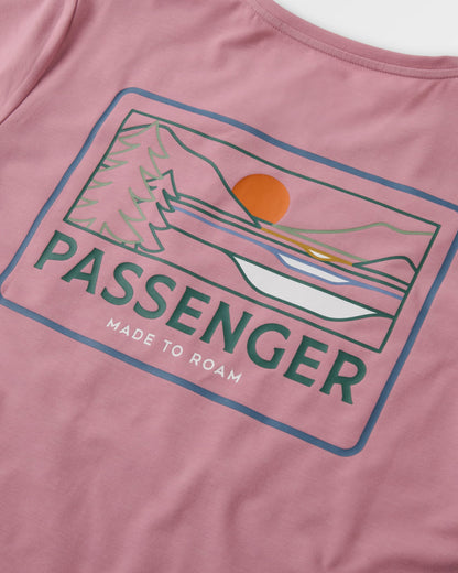 Roamer Women's Drirelease® Active T-Shirt - Pink Haze - Flatlay