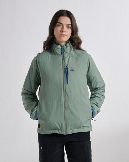 Shasta Lightweight Recycled Thermore® Hoodless Jacket - Pistachio - Studio Model