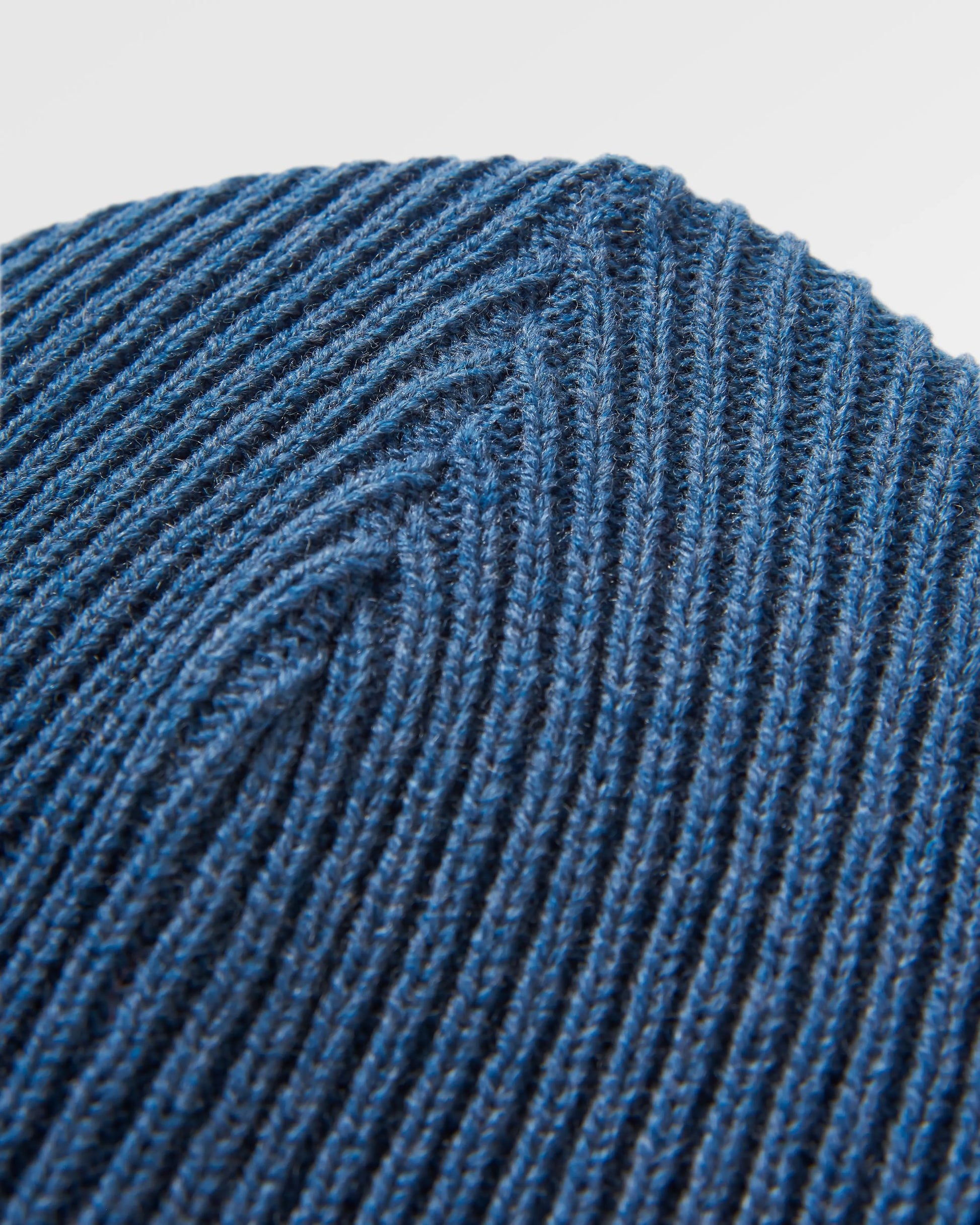 Outlook Reversible Recycled Beanie - Rich Navy/Dark Denim