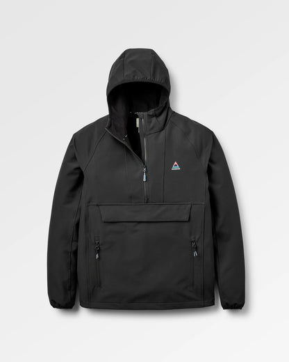 Roamer Recycled Softshell Anorak - Black - Flatlay