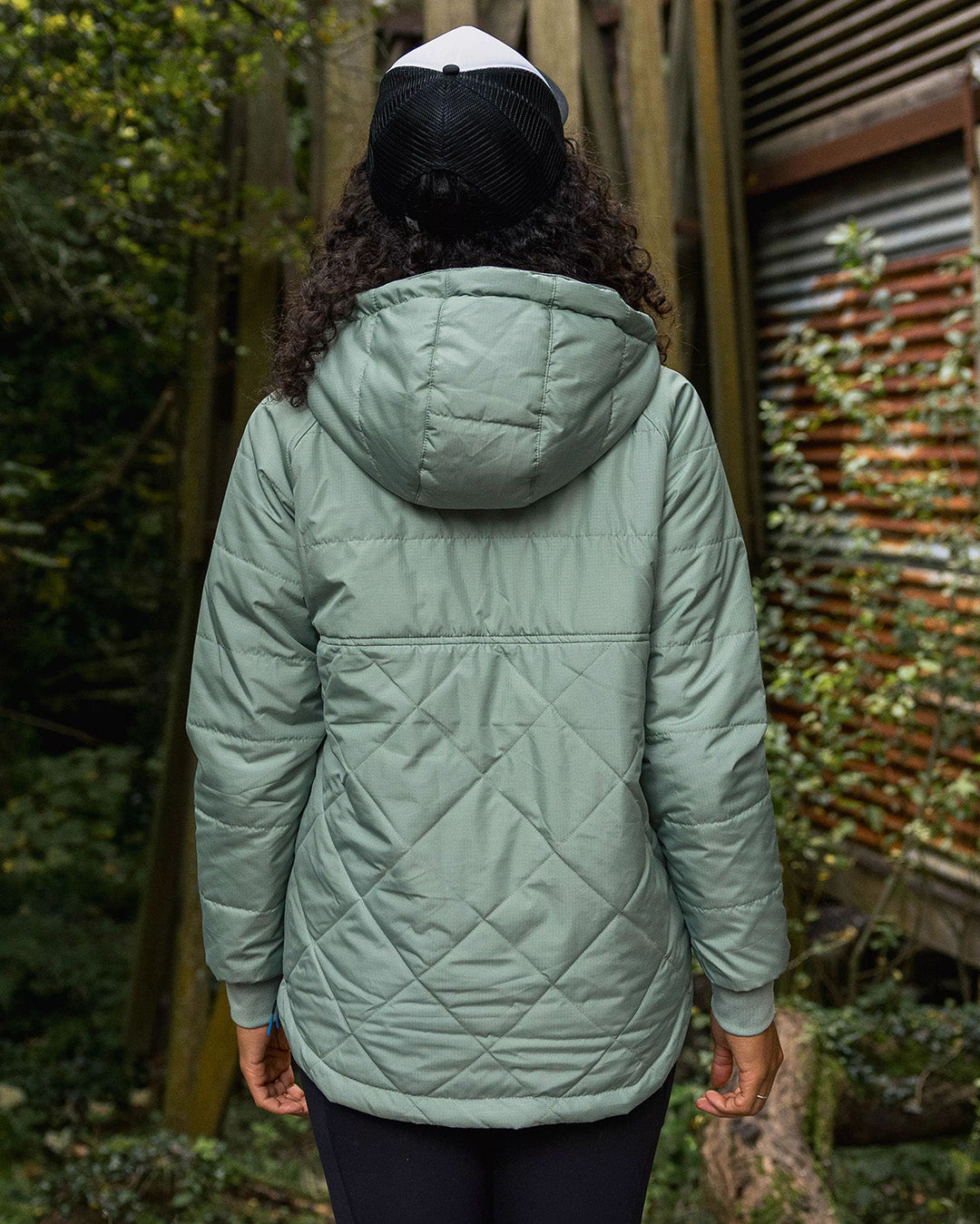 Ocean Recycled Insulated 1/2 Zip Jacket - Pistachio