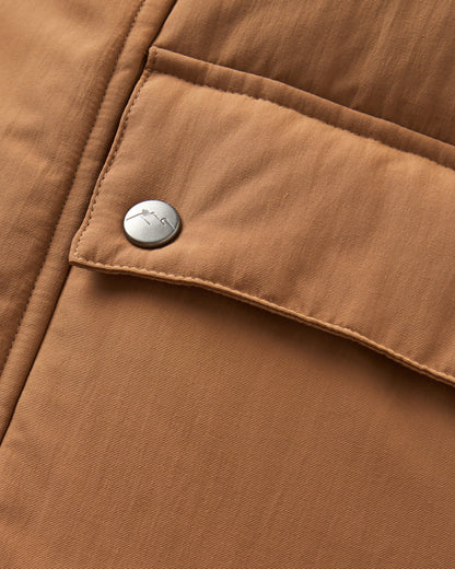 Grounded Insulated Jacket - Toffee - Flatlay