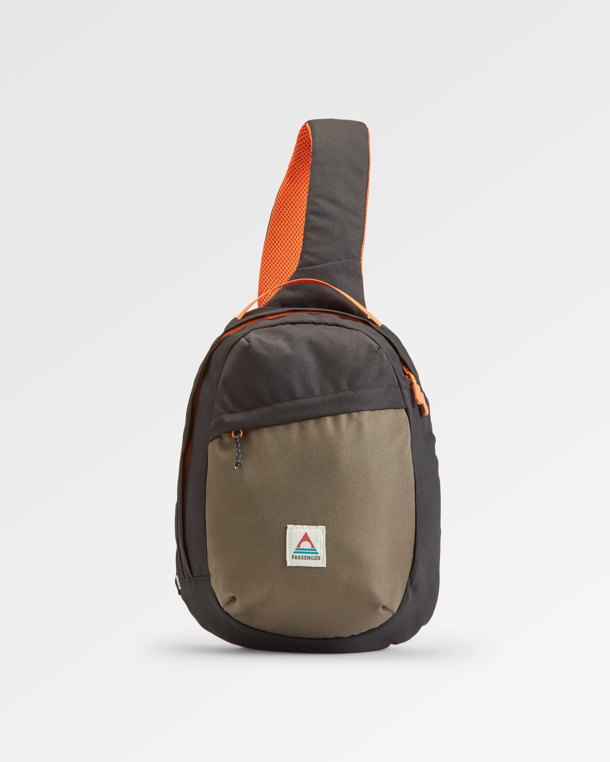 Boondocker Recycled Sling 8L - True Black/ Khaki - Flatlay