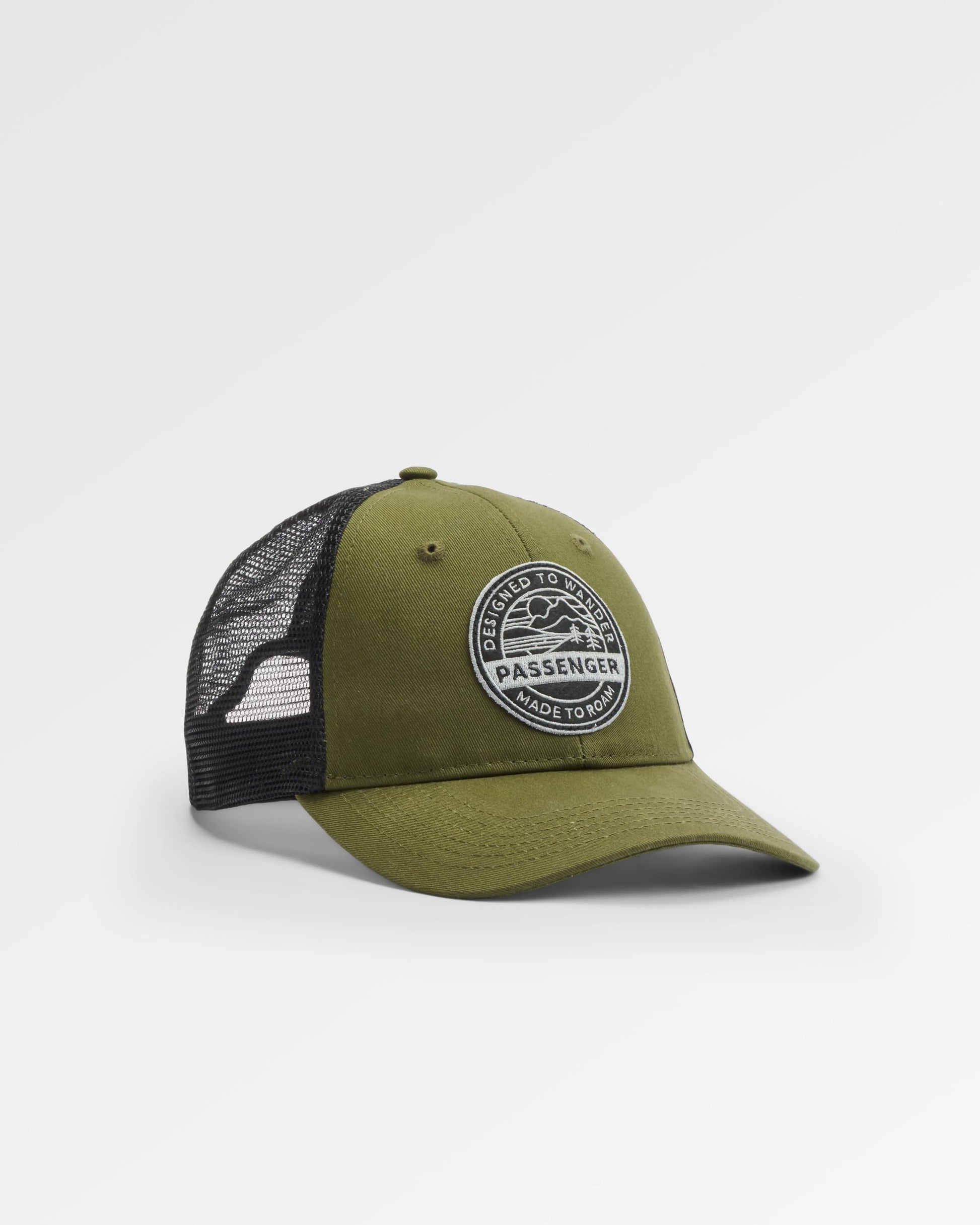 Odyssey Mesh Snapback Cap - Khaki - Flatlay