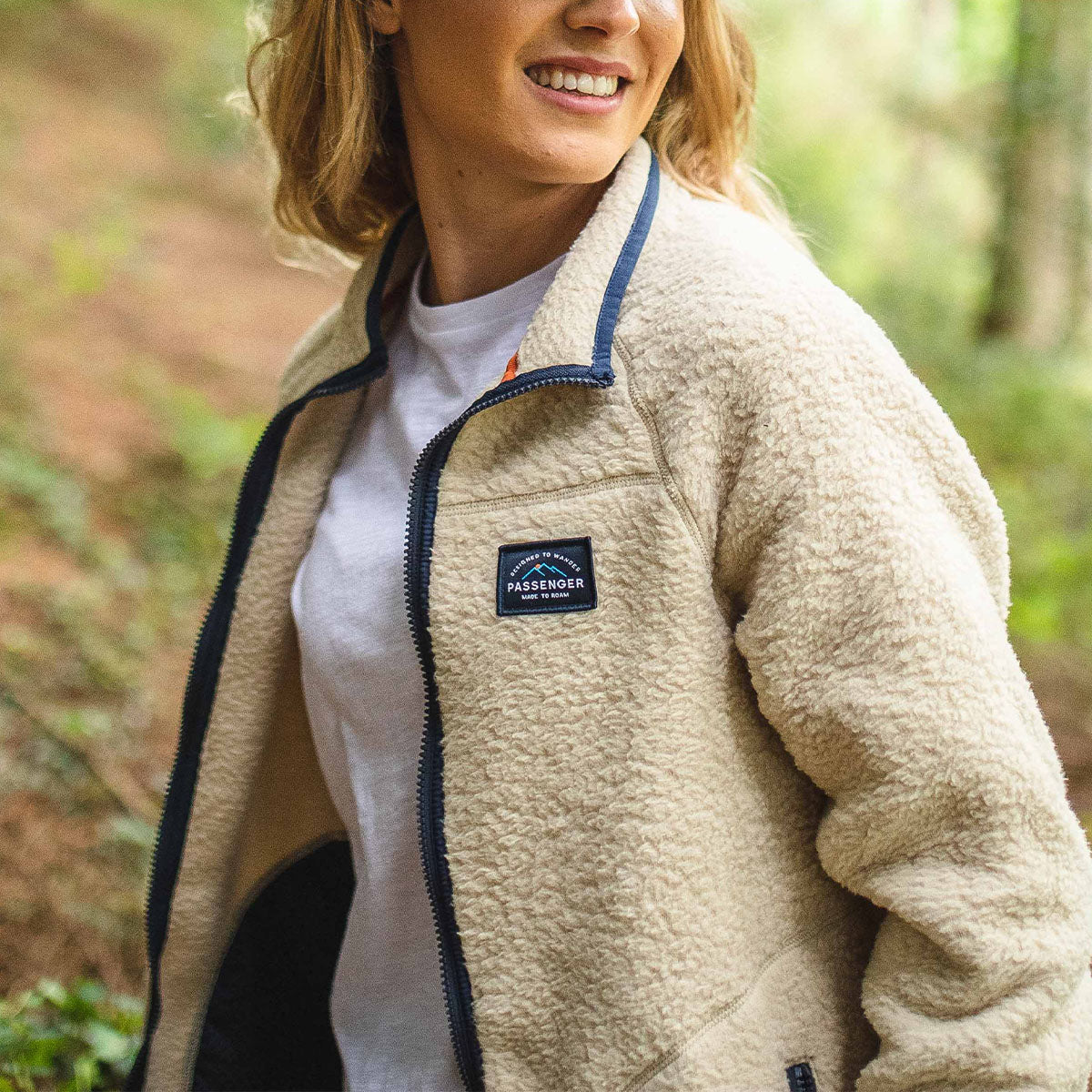 Fairbanks Full Zip Sherpa Fleece - Oatmeal