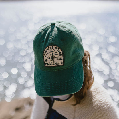 Womens_Hazy Recycled Cotton Snapback Cap - Dark Ivy