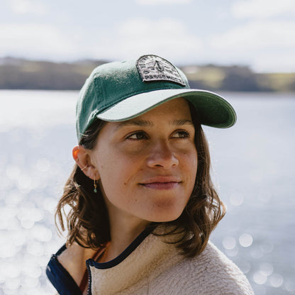 Womens_Hazy Recycled Cotton Snapback Cap - Dark Ivy