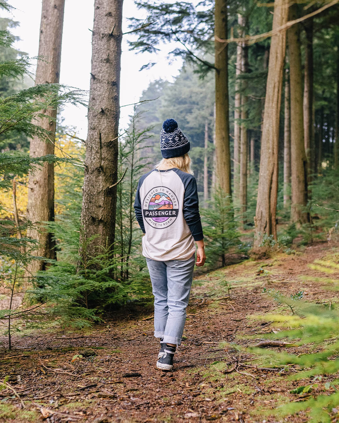 Wilds Recycled Cotton Oversized Ls T-Shirt - Deep Navy