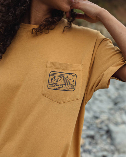 Nowhere Bound Pocket T-Shirt - Dusty Ochre